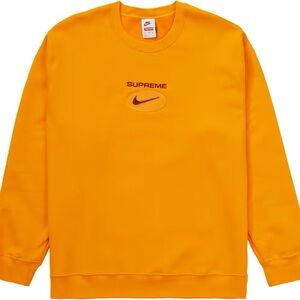 Nike Men's Crewneck Sweater in Bright Orange